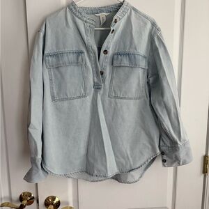 Denim Henley top